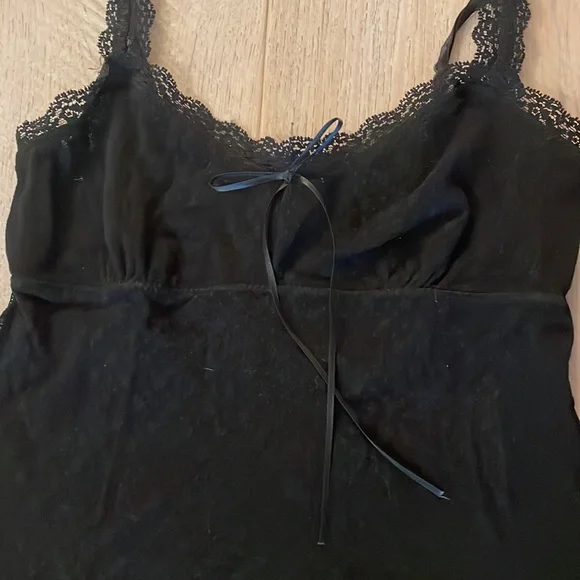 Eberjey Black Lace Camisole.